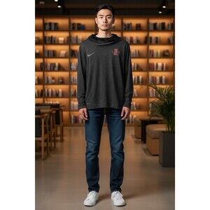 Nike Dri Fit San Diego State Gray Athletic Hoodie Men’s Size Small